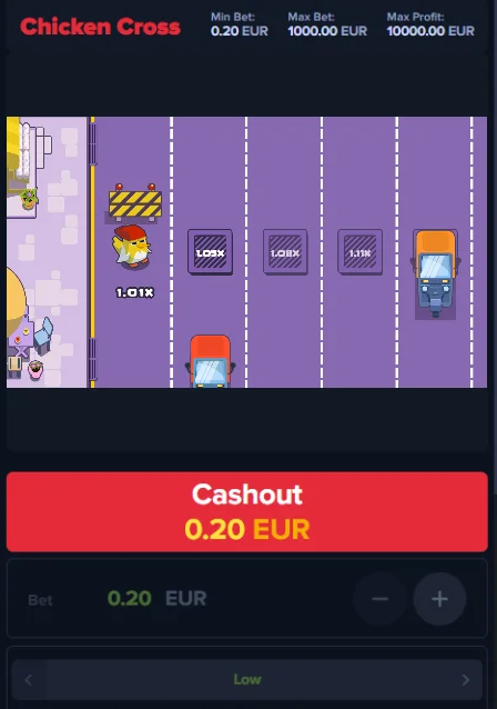 Chicken Cross app